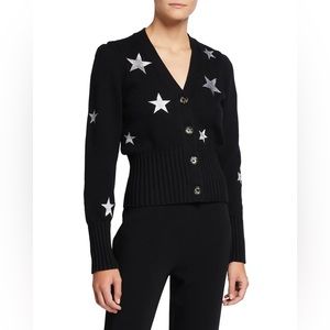 Cinq a Sept Morgan Embroidered Star Cardigan - XS